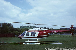 Giugno 1989 - Il Bell 206B Jet Ranger III HB-XSL in servizio con la Mountain Flyers 80 Ltd (P. Wernli)
