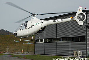 Balzers/FL, November 2012 - The Guimbal G2 Cabri HB-ZLS in service with Swiss Helicopter AG (M. Bazzani)