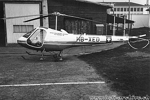 The Enstrom F-28A HB-XED in service with Fly Yourself during the 1970s (HAB)