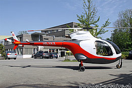 May 2014 - The helicopter Fama' Kiss 209M HB-YKX belonging to FAMA Switzerland (Avijoy)