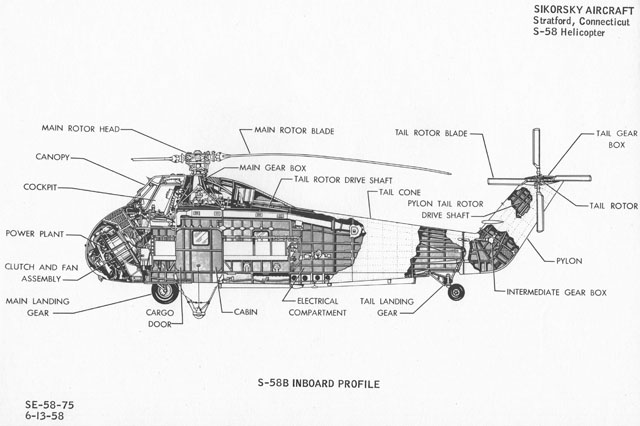 A design with the side view of a Sikorsky S-58 (HAB)