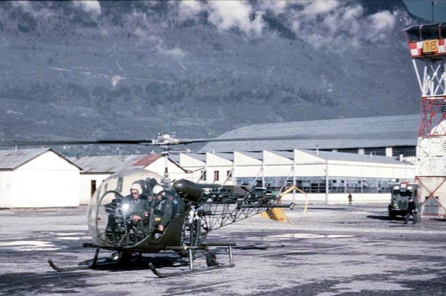 JB Schmid effettuò la formazione di base quale pilota militare d'elicottero sul Bell 47G2 (C. Gothié)